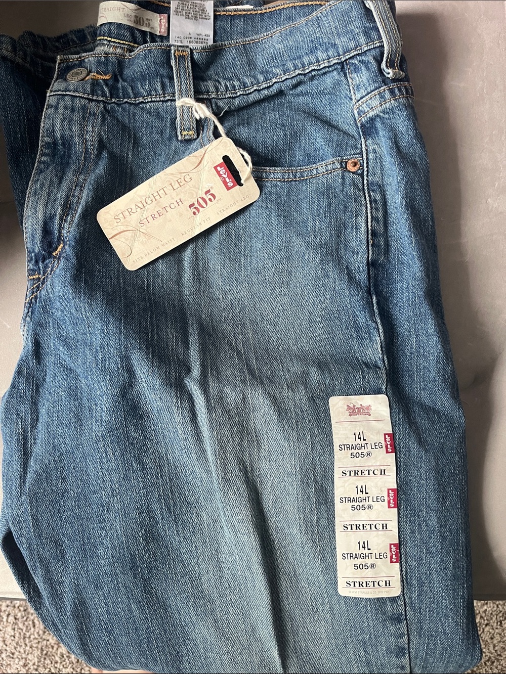 505 Levi’s jeans